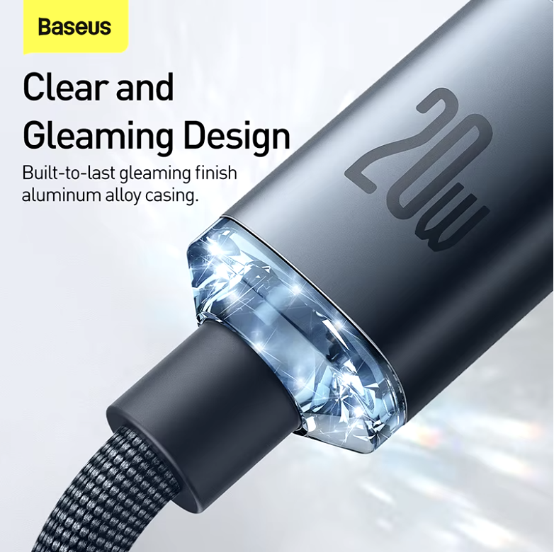 Baseus Cafule Series Metal Data Cable Type-C to Lightning iPhone PD 20W 2M-Black