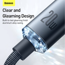 Baseus Cafule Series Metal Data Cable Type-C to Lightning iPhone PD 20W 2M-Black