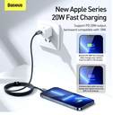 Baseus Cafule Series Metal Data Cable Type-C to Lightning iPhone PD 20W 2M-Black