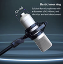 Universal Professional Condenser Microphone Shock Mount Holder Studio Recording Bracket For Black Large Mic Clip