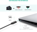 UGREEN 50445 Mini USB to USB C Cable 3FT Mini USB to Type C Compatible