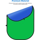 Neewer Collapsible Reversible Background 150X200CM Blue &Green