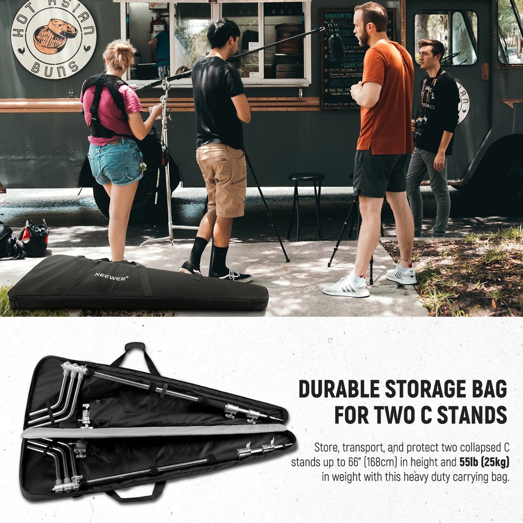 NEEWER NB-05 C-stand Carrying Bag for Two C Stands (168 x 55 x 15cm) 10103958