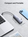UGREEN 60812 - USB 3.0 Ethernet Adapter Hub with RJ45
