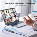 UGREEN 60600 - USB-C to Ethernet Adapter, 4 in 1 USB C Hub