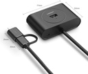 UGREEN 40850 - 2-in-1 4-Port USB 3.0 to USB-C and USB-A with 5Gbps Data Speed and OTG Function Compatible (1M) - Black