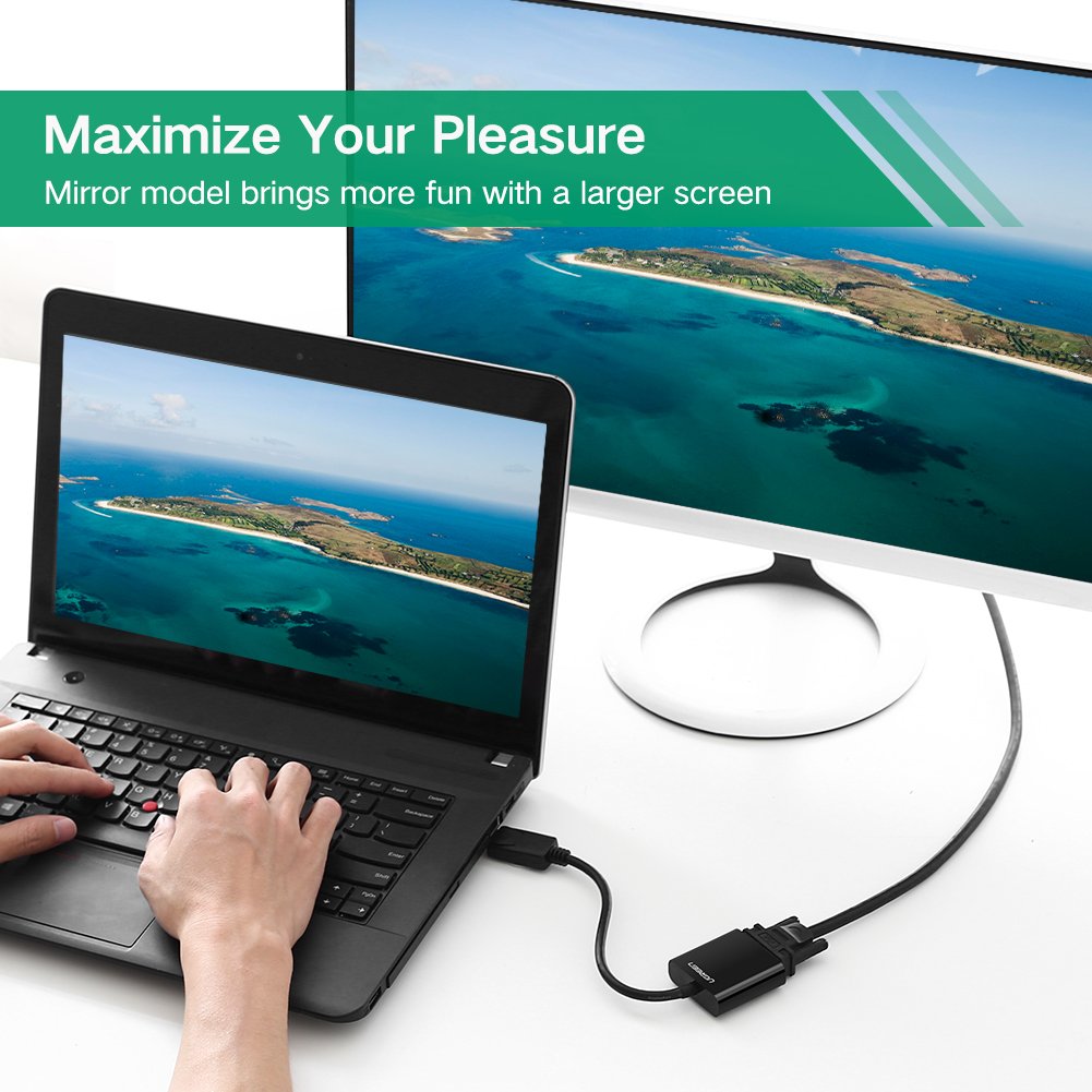UGREEN 20415 - DP Male to VGA Female Converter