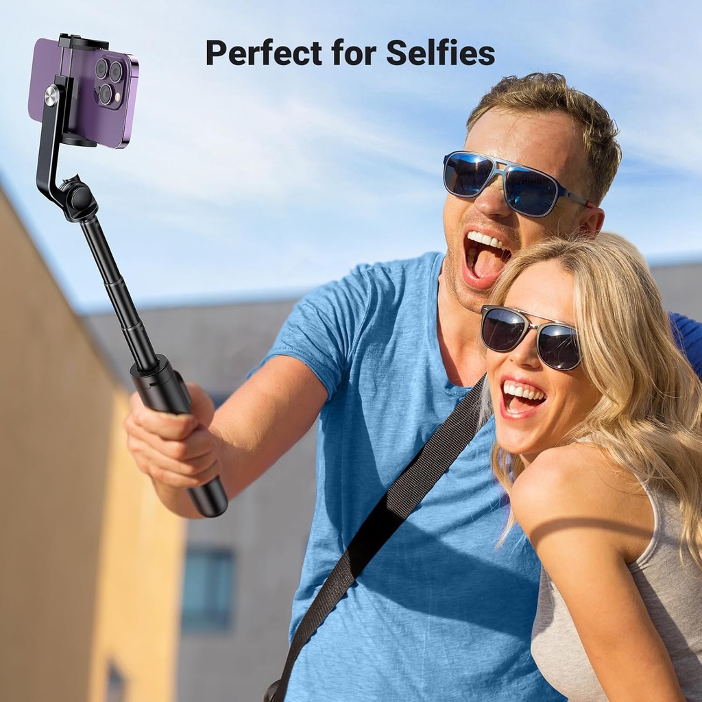 UGREEN 15062 - Mobile Tripod Stand Filming Selfie Stick Bluetooth Remote 63”/1.6m Tall Phone Holder Portable 360° Rotating Mount