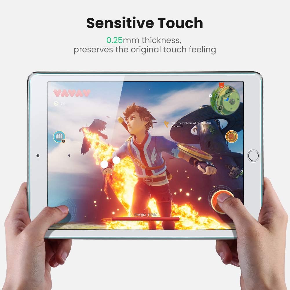 UGREEN 80352 - UGREEN Edge HD Protective Film with Easy Install Kit for iPad 10.2inch (2019) (1-Pack)