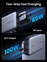 UGREEN 25188 - 20000mAh 100W Power Bank, Nexode Portable Charger USB C 3-Port PD Fast Charging Battery Pack Digital Display