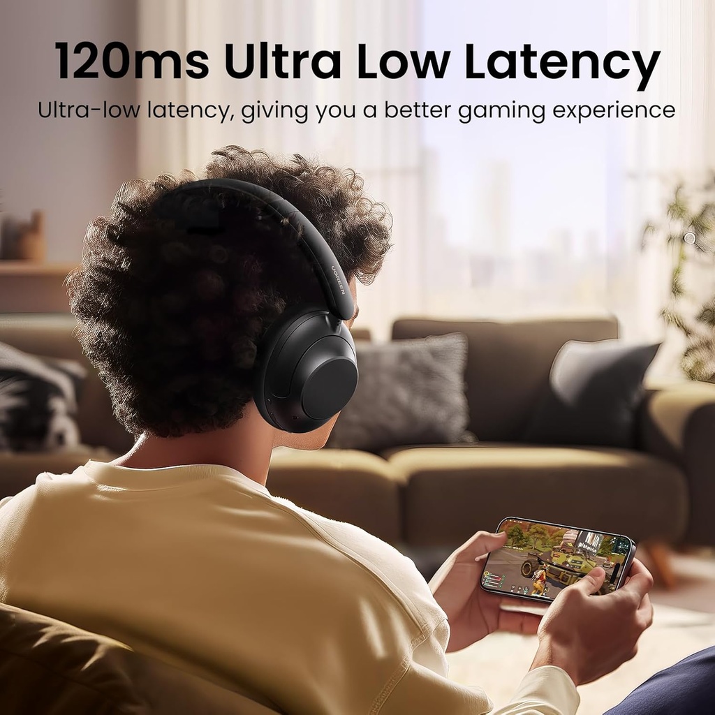 UGREEN 25255 - UGREEN HiTune Max5 Hybrid Active Noise-Cancelling Headphones Black
