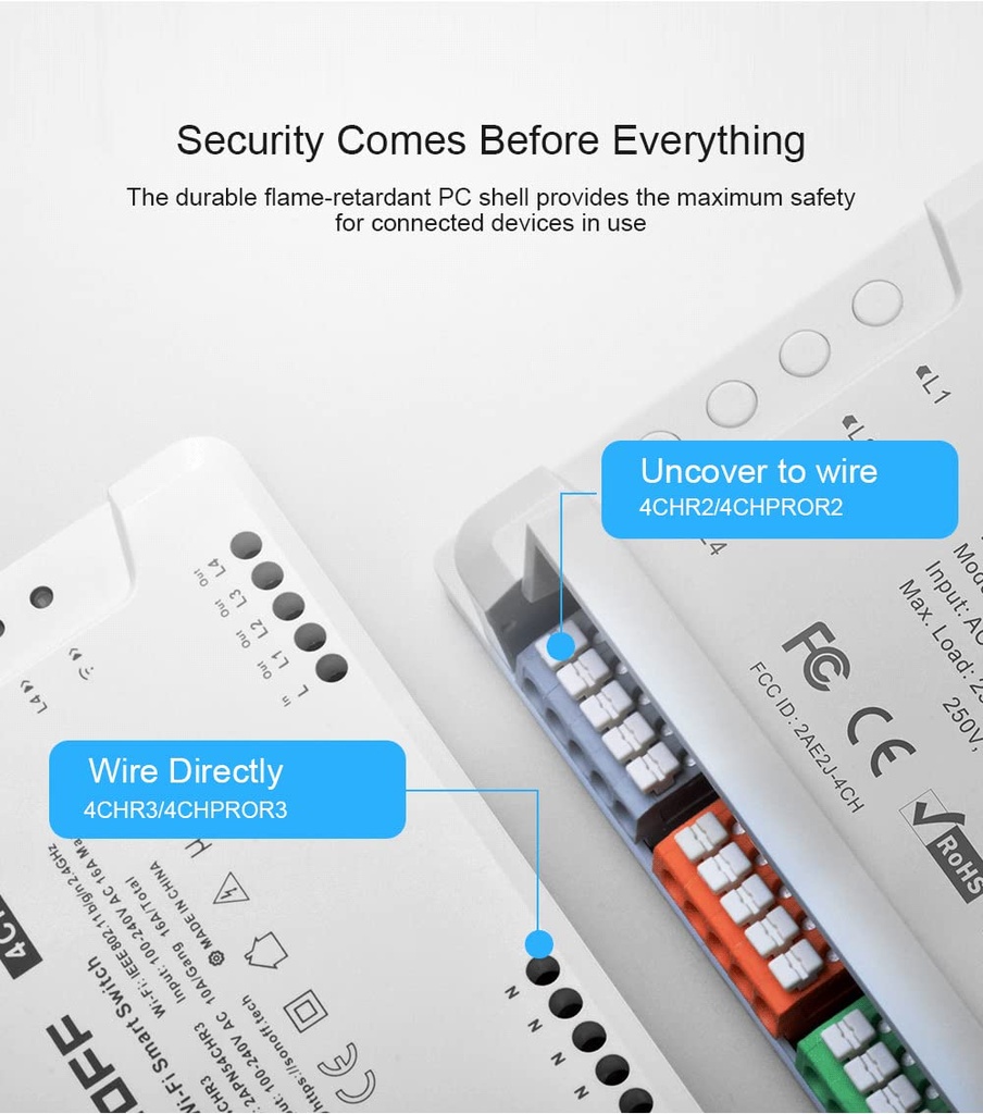 SONOFF 4-Gang 4CHR3 Wifi Smart Switch