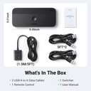 UGREEN 15705 - USB 3.0 Switch 2 Computers Sharing USB C & A Devices