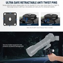NEEWER Quick Release Plate 38mm Square Arca Type QR Camera Mount Plate 10104281