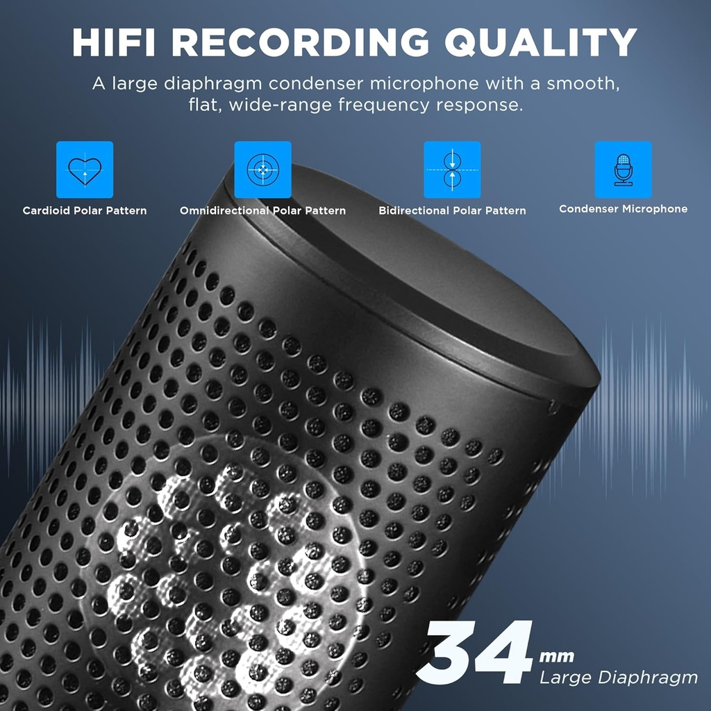 BOYA BY-M1000 Pro Large Diaphragm Condenser Microphone