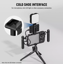 NEEWER T5 T7 T9 SSD Holder Mount Bracket for iPhone 15Pro Max Samsung Phone Cage 10103949