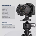 NEEWER Rotatable Collar Mount Plate for Canon EOS R5 R5C R6 Mark II 10103205