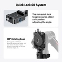 NEEWER RS4 RS3 Vertical Camera Mount Compatible with DJI Ronin RS 4 3 2 Pro Gimbal Stabilizer 10104667
