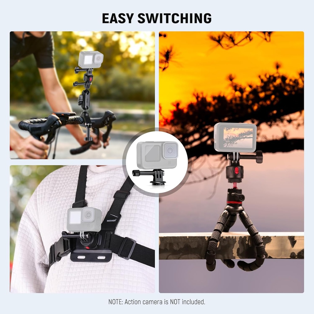 NEEWER 65 in 1 Action Camera Accessory Kit 10102834