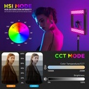 Neewer RGB LED Ring Light Selfie Light, 360° Full Color, Smartphone Video Rig & Phone Video Stabilizer 10100582