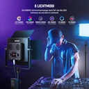 NEEWER Pack of 2 PL60C RGB Video Light LED Panel Continuous Light Set with 2 m Light Tripod/Bag 10103536