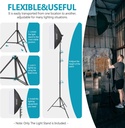 Neewer ST-400 Heavy- Air-Cushioned Duty Light Stand (Black, 13')(10096703)
