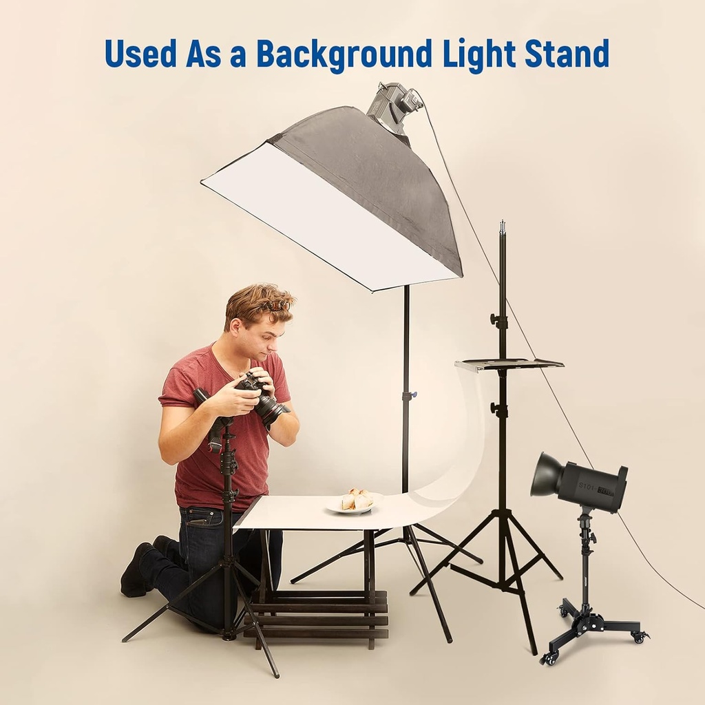 NEEWER Heavy Duty Light Stand with Wheels 10098442