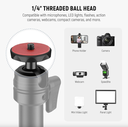 NEEWER 36cm Mount Stand Overhead Extension Flexible Holding Arm 360° Ball Head 10101166