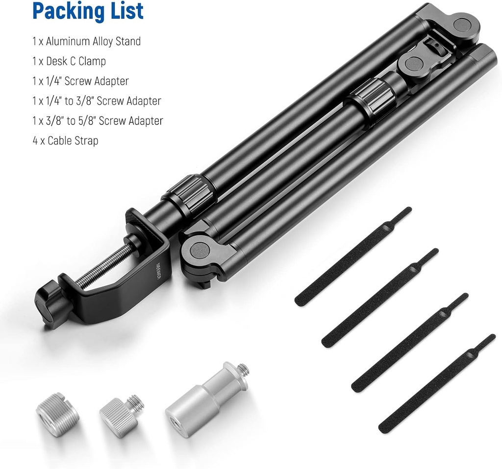 NEEWER FLEXIBLE OVERHEAD CAMERA MOUNT DESK STAND 10101599