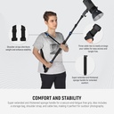 NEEWER 230cm Boom Pole Stand, Portable Telescopic Aluminum Handheld Light Stand 10102212