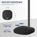 Neewer T Shaped Tabletop Backdrop Stand Kit with Heavy Duty Base 10102838