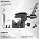 NEEWER Super Clamp with 5/8" Stud, Spring Lock 10102899