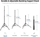 Neewer 2 Pack Photo Studio Chroma Backdrop Support System 90101114