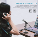 NEEWER Stable Desktop Mic Stand with Black Iron Base 21000018