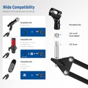 NEEWER Microphone Arm Stand, Suspension Boom Scissor Mic Arm Stand 21000030