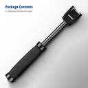 NEEWER Telescoping Interview Mic Handle for Wireless Microphone 21000047