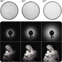 Neewer Standard Reflector 7 inches Soft Diffuser with 20/40/60 Degree Honeycomb Grid 10096050
