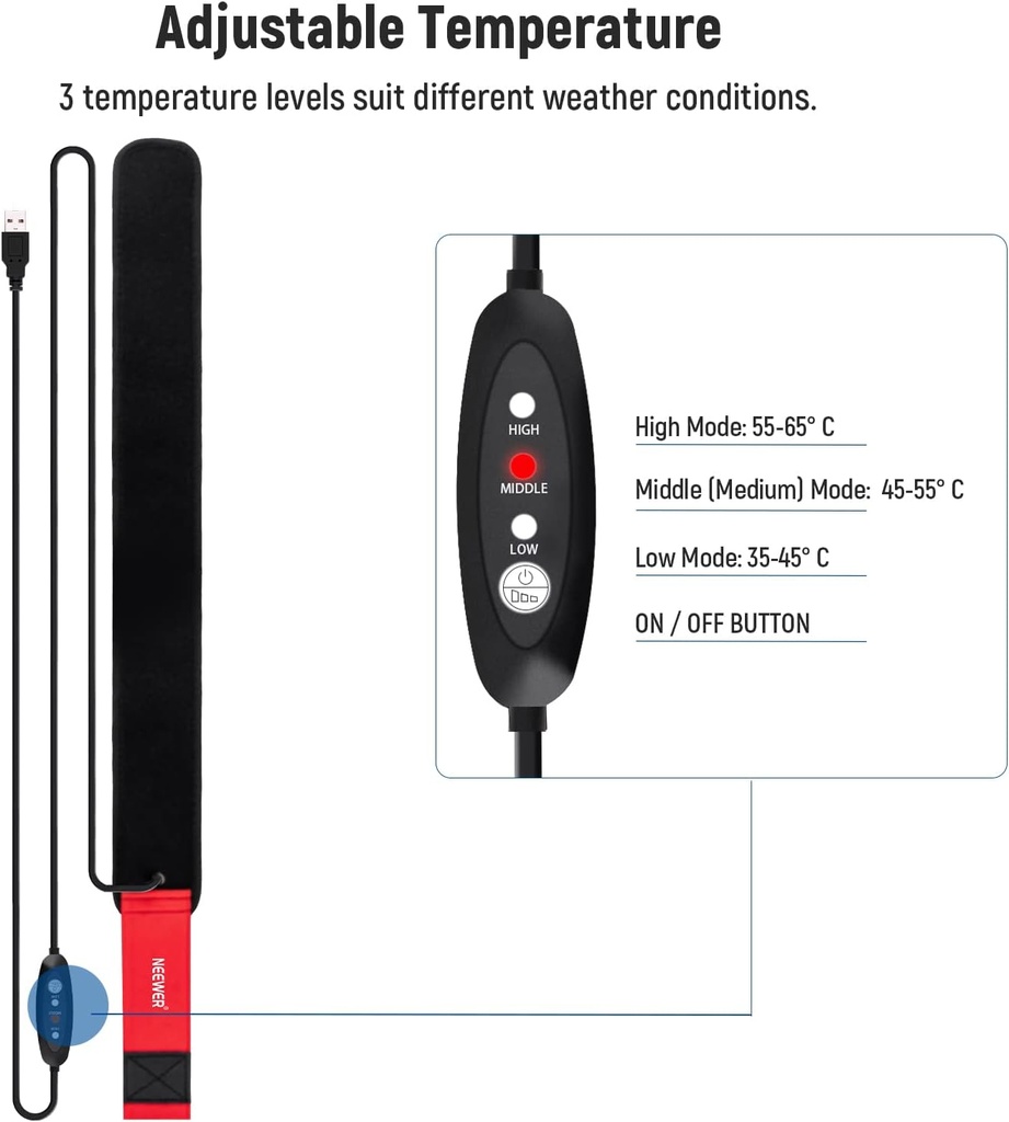 NEEWER 600MM LENS USB HEATER WARMER DEW 33000033