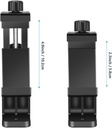 Neewer Smartphone Holder Vertical Bracket with 1/4-inch Tripod Mount - Phone Clip Tripod Adapter Compatible with 13/13 Pro/13 Pro Max/13 Mini/12/11 Pro Max/X/XR, Galaxy S20+/S20, Huawei P40 Pro, etc.(10091433)