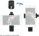 Neewer Smartphone Holder Vertical Bracket with 1/4-inch Tripod Mount - Phone Clip Tripod Adapter Compatible with 13/13 Pro/13 Pro Max/13 Mini/12/11 Pro Max/X/XR, Galaxy S20+/S20, Huawei P40 Pro, etc.(10091433)