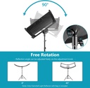 Neewer Clamshell Light Reflector Diffuser with Carrying Bag,100x45cm 10096860