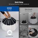 NEEWER 50CM QUICK RELEASE LANTERN SOFTBOX WITH FABRIC BARN DOORS 10101379