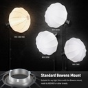 NEEWER 50CM QUICK RELEASE LANTERN SOFTBOX WITH FABRIC BARN DOORS 10101379