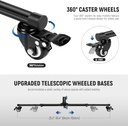 NEEWER Upgraded 3x2.1m Chroma Backdrop Stand with Casters 10104401