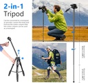 Neewer Portable Aluminum Alloy Camera 2-in-1 Tripod Monopod 10089015
