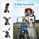 Neewer Portable Aluminum Alloy Camera 2-in-1 Tripod Monopod 10089015