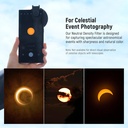 NEEWER Clip On 67mm ND Phone Filter Kit, Optical Glasses & Polymer Safety Filter Film 10104079