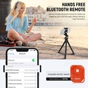 NEEWER Flexible Tripod with Remote, Mini Camera Phone Tripod Stand with Hidden Phone Holder & Action Camera Adapter 10103984