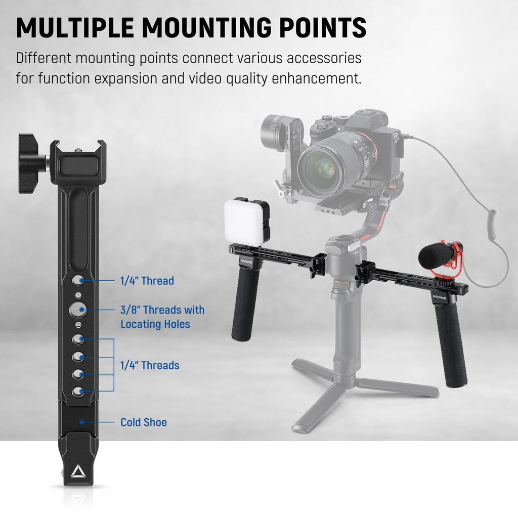 NEEWER GA006 Dual Handgrip for DJI RS4 RS4 Pro RS3 RS3 Pro RS2 RSC2 Ronin S SC 10103952