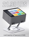 Foldable Laptop Stand, Height Adjustable with 360 Rotating Base